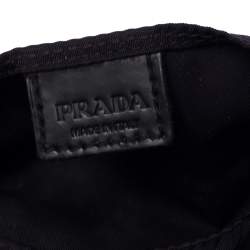 Pre Owned Prada Navy Blue Tessuto Nylon Travel Tissue Holder