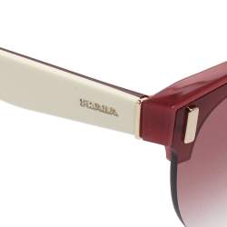 Prada Pink/White Acetate SPR04U Gradient Sunglasses