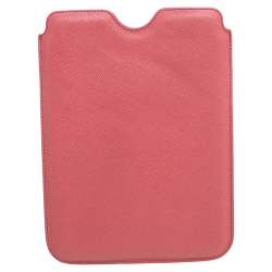 Prada Pink Saffiano Leather iPad Mini Case