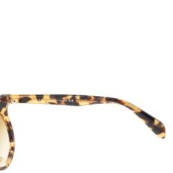 Prada Blonde Havana/ Brown Gradient SPR 08P Round Sunglasses