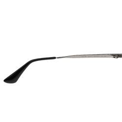 Pre Owned Prada Silver Tone/ Grey Gradient SPR 68T Cat Eye Sunglasses