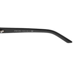 Prada Black Acetate SPR04V Gradient Rectangle Sunglasses
