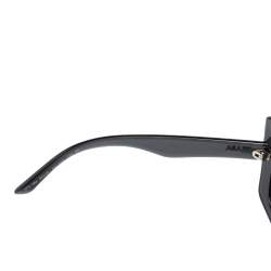 Pre Owned Prada Black Acetate SPR19M Cat Eye Sunglasses