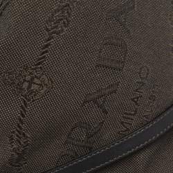 Pre Owned Prada Vintage Brown Oxford Bucket Hat S