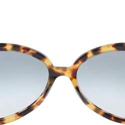 Prada Brown Havana SPR05S Gradient Oversized Sunglasses
