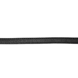 Pre Owned Prada Black Saffiano Lux Leather Slim Buckle Belt 80CM