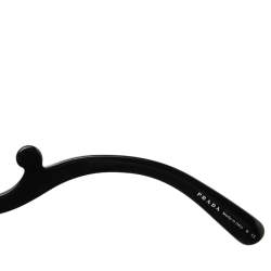 Prada Black/Grey Gradient SPR27N Oversized Round Sunglasses
