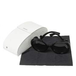 Prada Brown Tortoise SPR27N Baroque Gradient Round Sunglasses