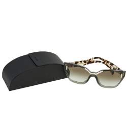 Prada Tortoiseshell/Grey Gradient SPR 16T Cat Eye Sunglasses