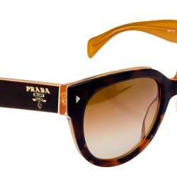 Prada Havana Brown/ Brown Gradient  SPR 170 Cat Eye Sunglasses