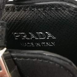 Prada Black Nylon Airpods Pro Case with Adjustable Strap
