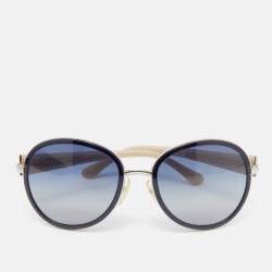 Prada Black & Printed/ Blue Gradient SPR51N Oversized Sunglasses