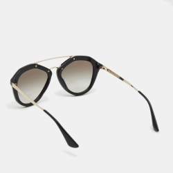 Prada Black Gradient SPR120 12Q Double Bridge Sunglasses