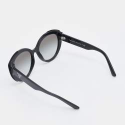 Prada Black/Grey Gradient SPR01Y Oval Sunglasses