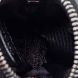 Prada Red/Black Nylon, Leather and Rubber Smartphone Phone Case Landyard