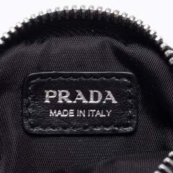 Prada Red/Black Nylon, Leather and Rubber Smartphone Phone Case Landyard