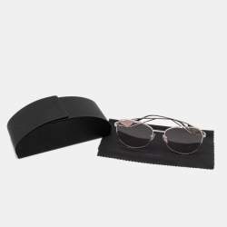 Prada Pink/Silver SPR57Y Gradient Oversized Sunglasses