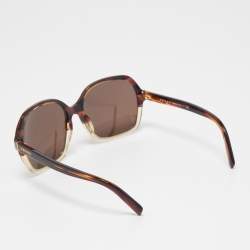 Prada Burgundy/Brown SPR 17M Oversized Sunglasses