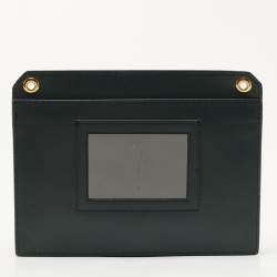 Pre Owned Prada Green Saffiano Leather Smartphone Case