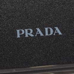 Prada Black/Gold Leather And Faux Crystal iPhone 13 Pro Max Case