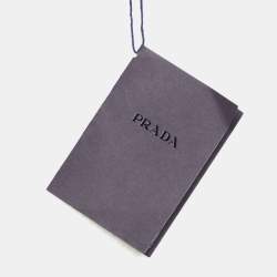 Prada Black Cashmere Embellished Fringed Stole