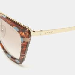 Prada Havana/Brown Gradient Cinema Cat-Eye Sunglasses