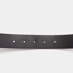 Pre Owned حزام برادا جلد بيج بإبزيم 80 سم