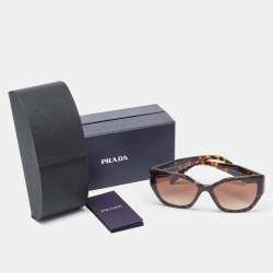 Prada Havanan Acetate SPR19Z Cat-Eyes Sunglasses