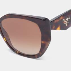 Prada Havanan Acetate SPR19Z Cat-Eyes Sunglasses