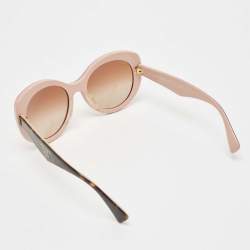 Prada Pink/Brown Gradient SPR12 P Cat Eye Sunglasses