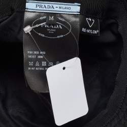 Prada Black Re-Nylon Bucket Hat M