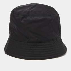 Prada Black Re-Nylon Bucket Hat M