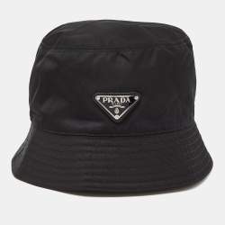 Prada Black Re-Nylon Bucket Hat M