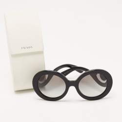 Prada Black Gradient SPR27N Baroque Round Sunglasses