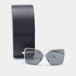 Prada White/Black SPR50Y Butterfly Sunglasses