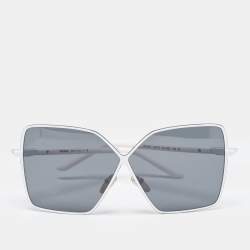 Prada White/Black SPR50Y Butterfly Sunglasses