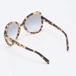 Prada Tortoise Brown Gradient SPR05S Oversized Sunglasses