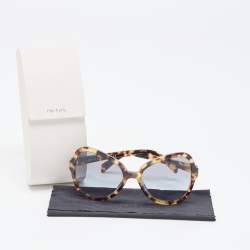 Prada Tortoise Brown Gradient SPR05S Oversized Sunglasses