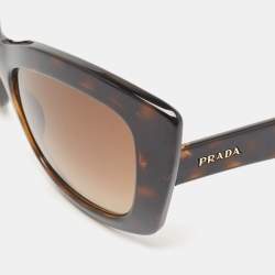 Prada Brown Havana Gradient SPR19M  D Frame Sunglasses