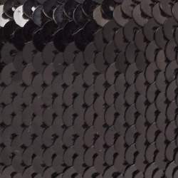 Prada Black Sequined Logo Detail Headband