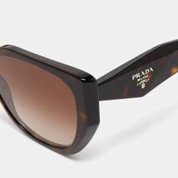 Prada Brown Gradient SPR19Z Cat Eye Sunglasses