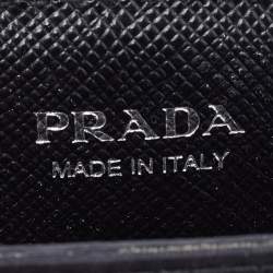 Prada Black Nylon Airpods Pro Case with Adjustable Strap