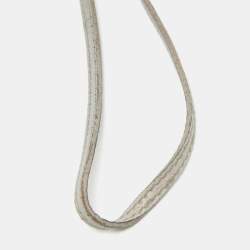 Prada White Saffiano Leather Badge Holder