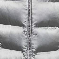 Prada Green Down Quilted Zip Up Jacket M