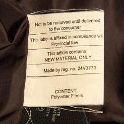 Prada Brown Nylon Puffer Vest XL
