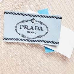 Prada Sand Brown Silk Knit Tank Top M
