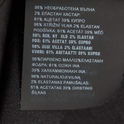 Prada Dark Grey Wool Mini Shift Dress S