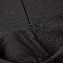 Prada Dark Grey Wool Mini Shift Dress S