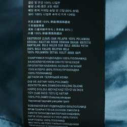 مملوكة مسبقًا Prada Black Nylon Short Etiquette Puffer Down Jacket S