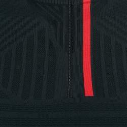 Pre Owned Prada Black Tech Stretch Nylon Sleeveless Crop Top S